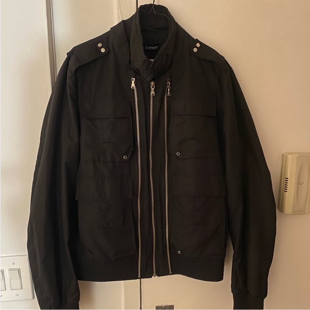 Neil Barrett utility bomber jacket in black, size Large, great used condition